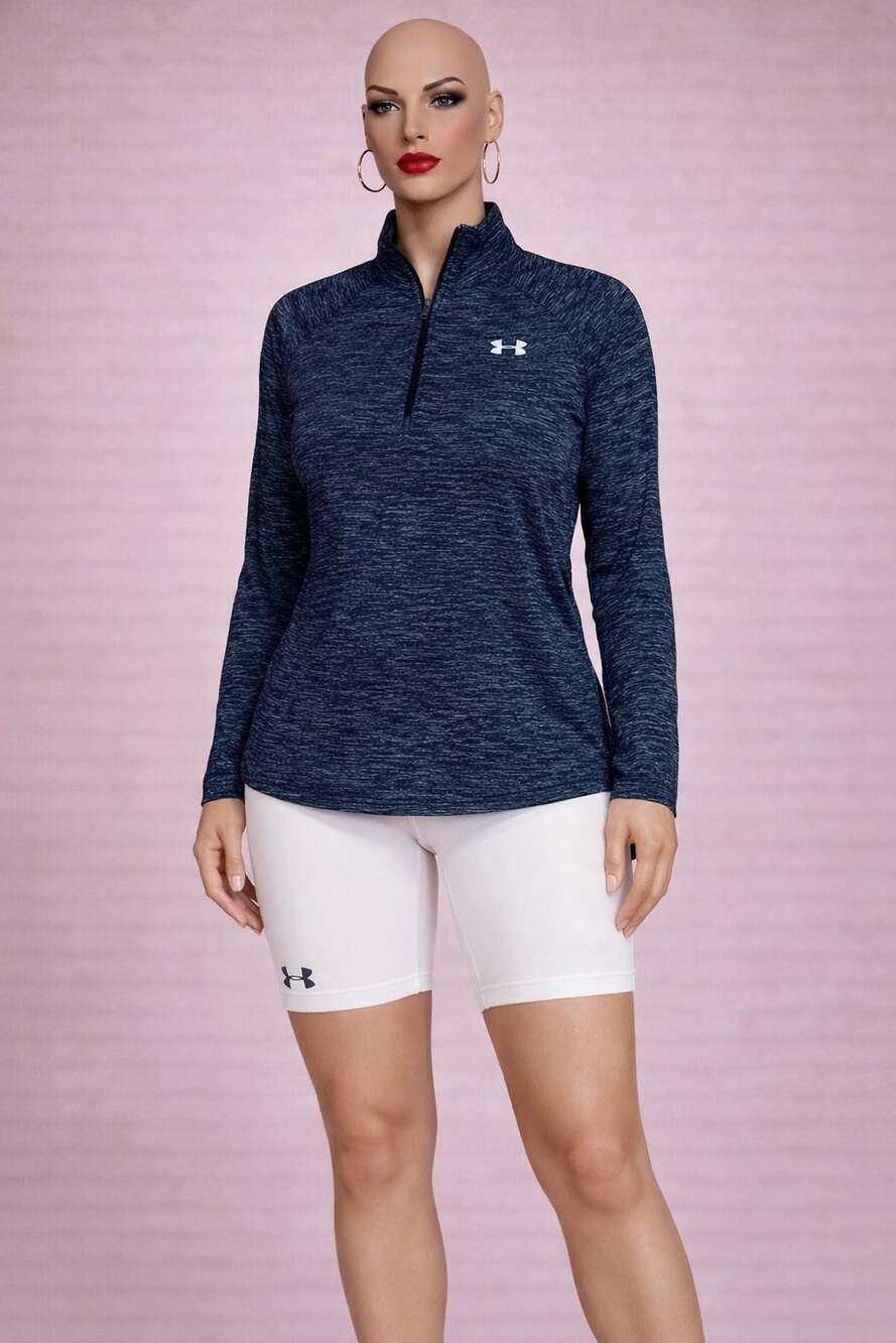 Under Armour HeatGear ¼ Zip Pullover Womens Medium